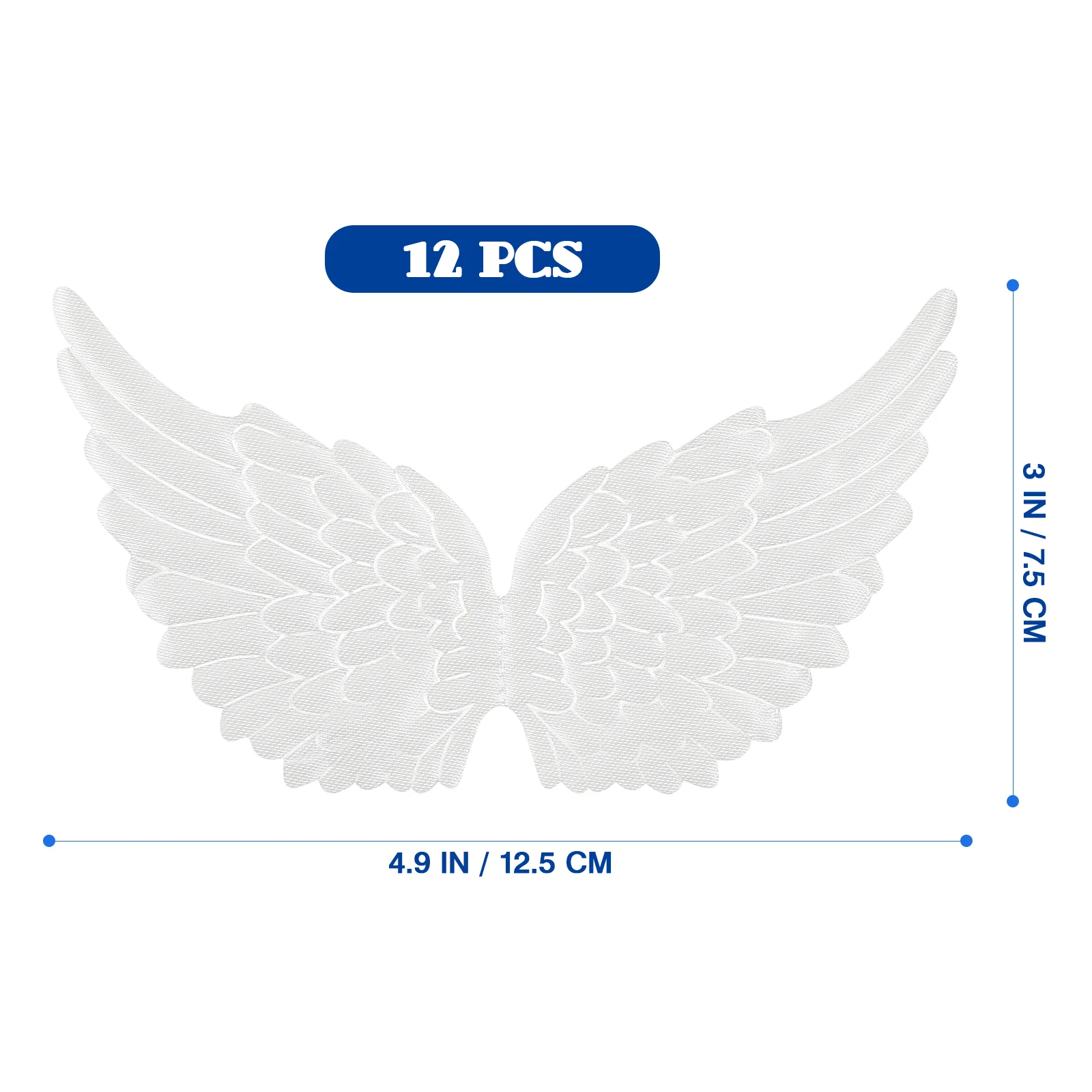 12 шт. декоративные Крылья ангела для украшения на открытом воздухе