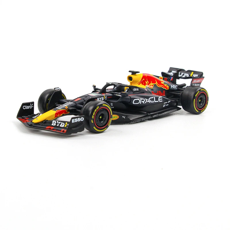 

Bburago Bull Racing Tag Heuer Car Die Cast Model Toy Collectible RB18 2022 #1 Verstappen #11 Perez Alloy 1:43 F1 Champion Red