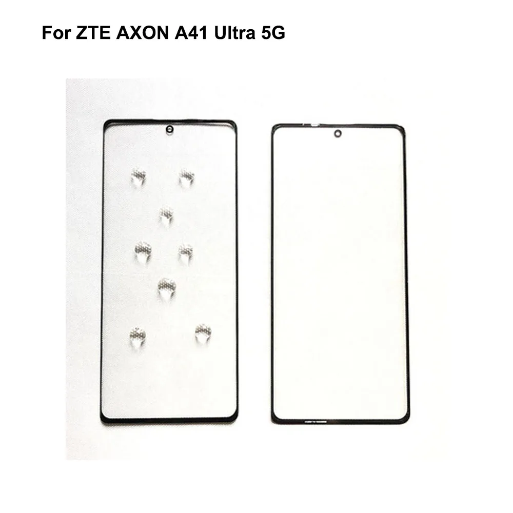 

Для ZTE AXON A41 Ultra 5G переднее ЖК-стекло объектива сенсорный экран для AXON A41 ультра сенсорный экран панель внешнее стекло экрана без гибкости