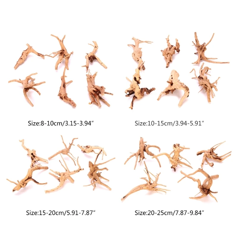 Натуральные бревенчатые пещеры укрытия украшения для аквариума террариума