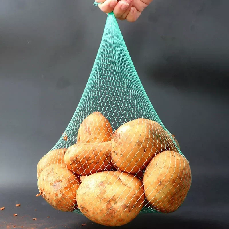 

2022New Fruit And Vegetable Packaging Net Nylon Woven Mesh Bag Eco-friendly Thickened Shopping Bag Gardening Network Multi Sizes