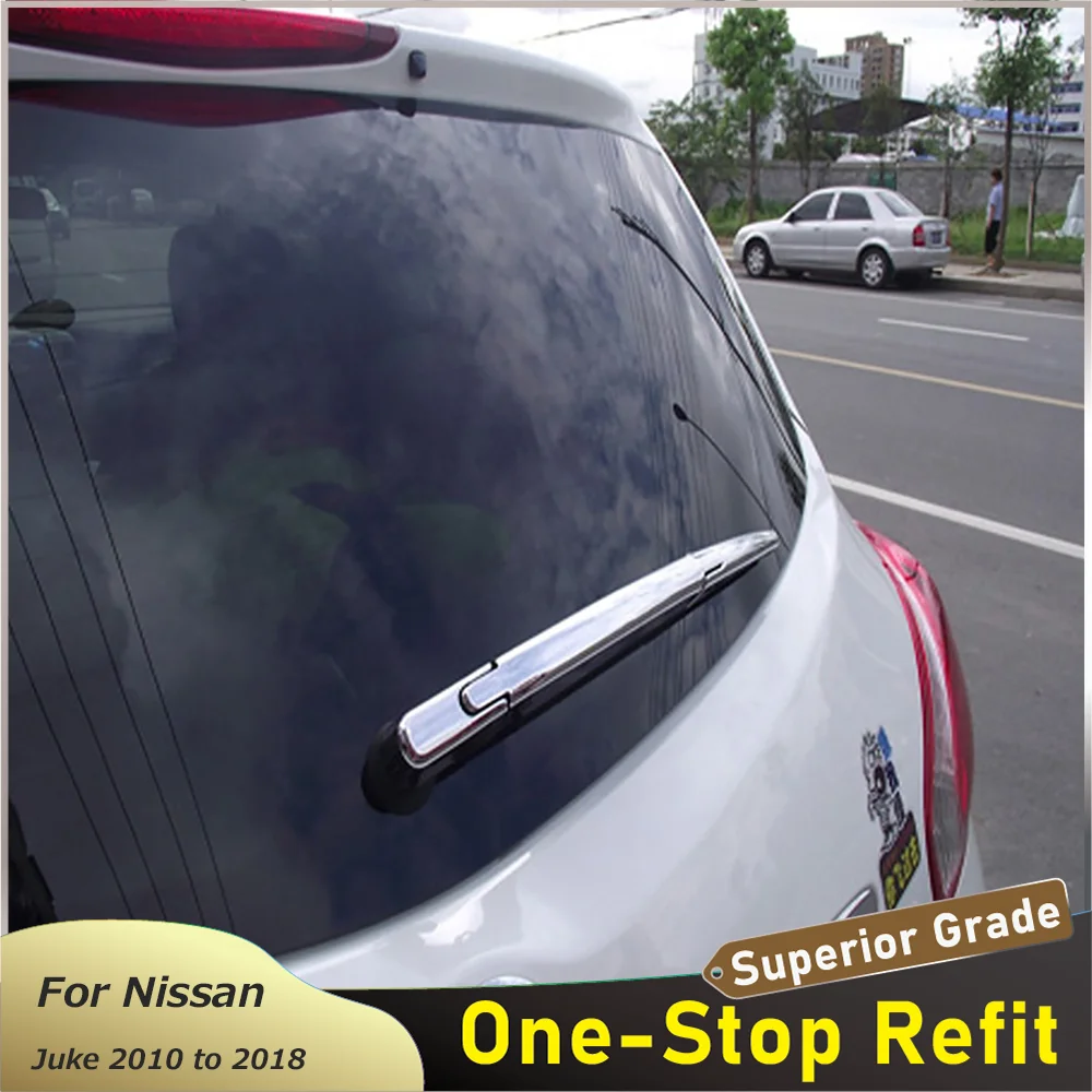 

2010 to 2018 For Nissan Juke ABS Chrome Car Rear Window Screen Wiper Trim Stirps Cover Accessories