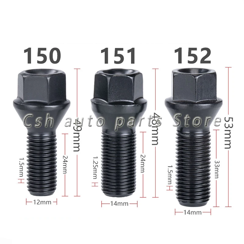 

Fits BMW tire screws 3 series 5 series 7 series 525 320 X1 X3 X5 X6 wheel hub bolt screws replace 36136781152 36136781151