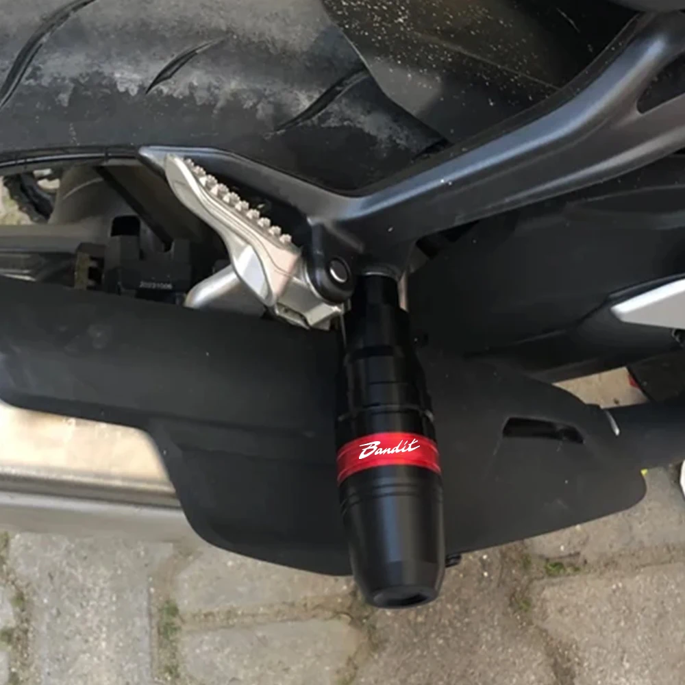 Фото Для Suzuki Bandit GSF 600 1200 650 1250 400 250 S GSF1200 GSF650 GSF600 защита от падения слайдер выхлопной системы слайдер №1