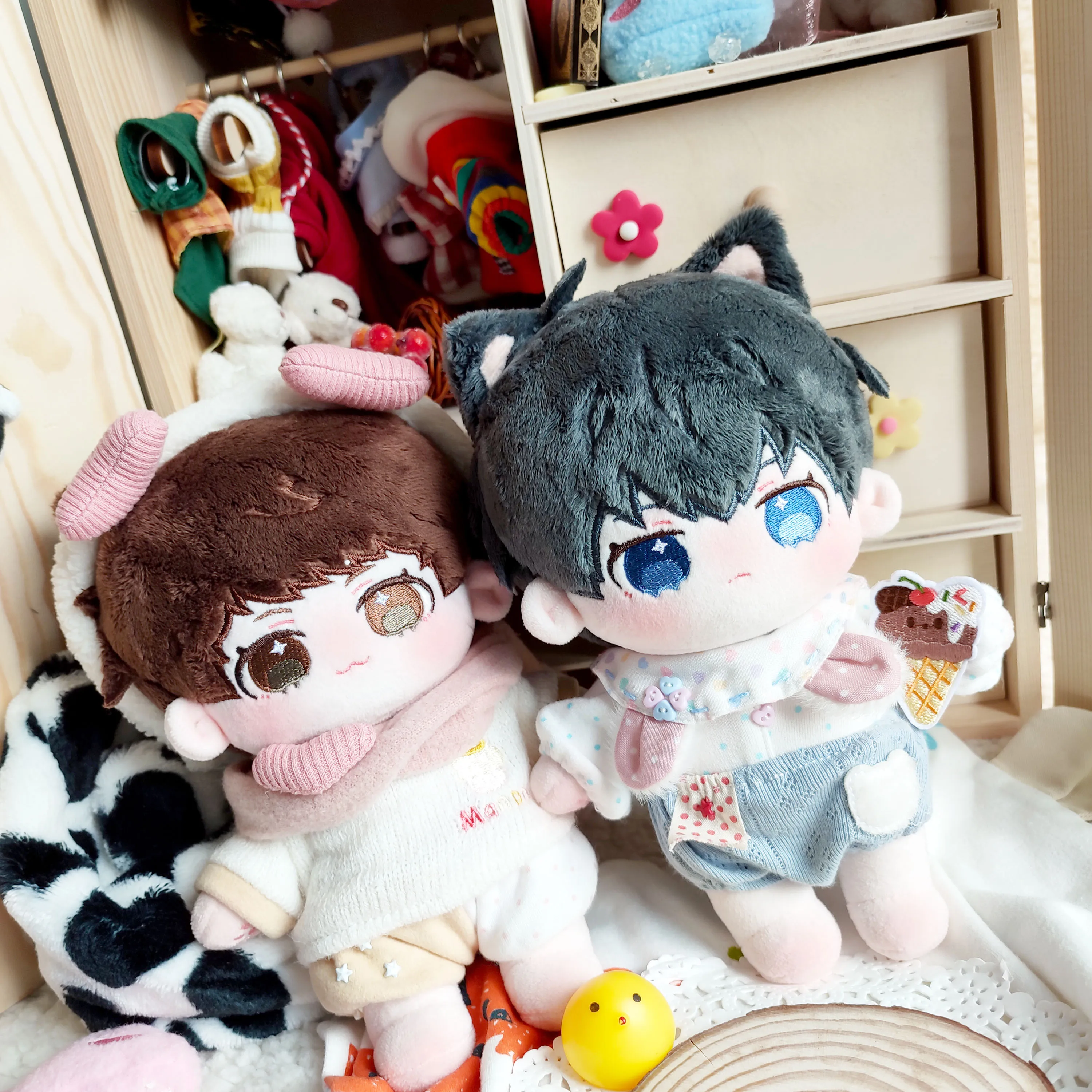 

Anime Time Raiders Wu Xie Kylin Zhang Qiling Zhu Yilong Plush Stuffed 20cm Doll Body Toy Cute Cosplay Lovely Limited Gift