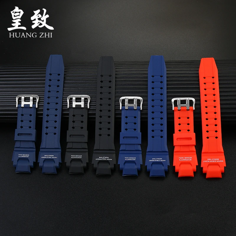 Силиконовый резиновый ремешок для Casio G-SHOCK GA1000 GA1100 GW4000 G1400 GW-A1000/1100