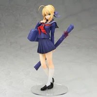 fate stay night saber school uniform pvc action figure japanese anime figure model toys collection doll gift