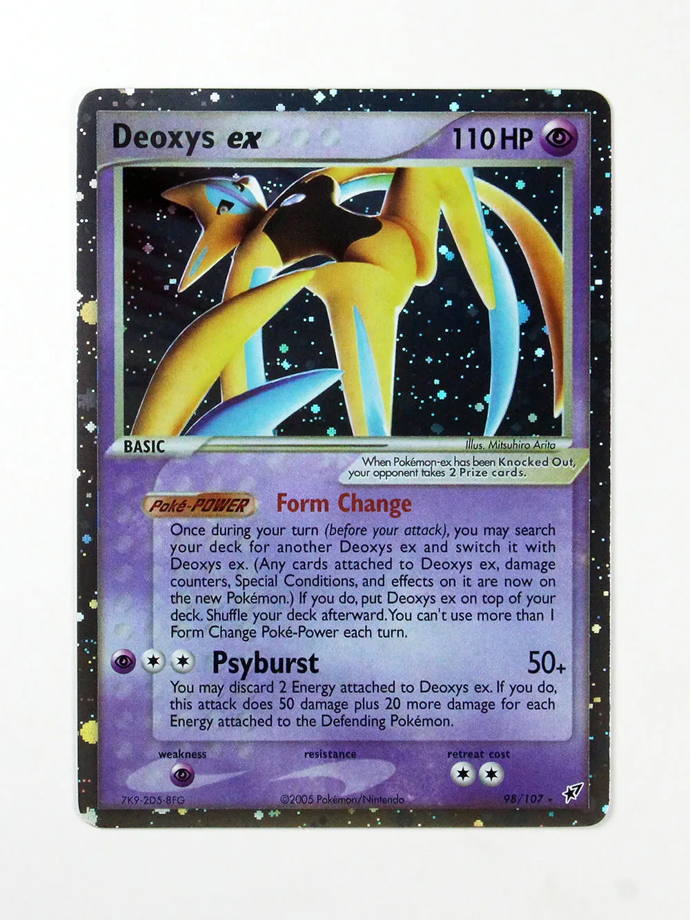 Фото Подарочный набор PKM Proxy EX Deoxys(DX) с половинной колодой, редкие голографические карты Dragonite/Latios/Deoxys с фольгированием, коллекционные подарки и игрушки PTCG. №3