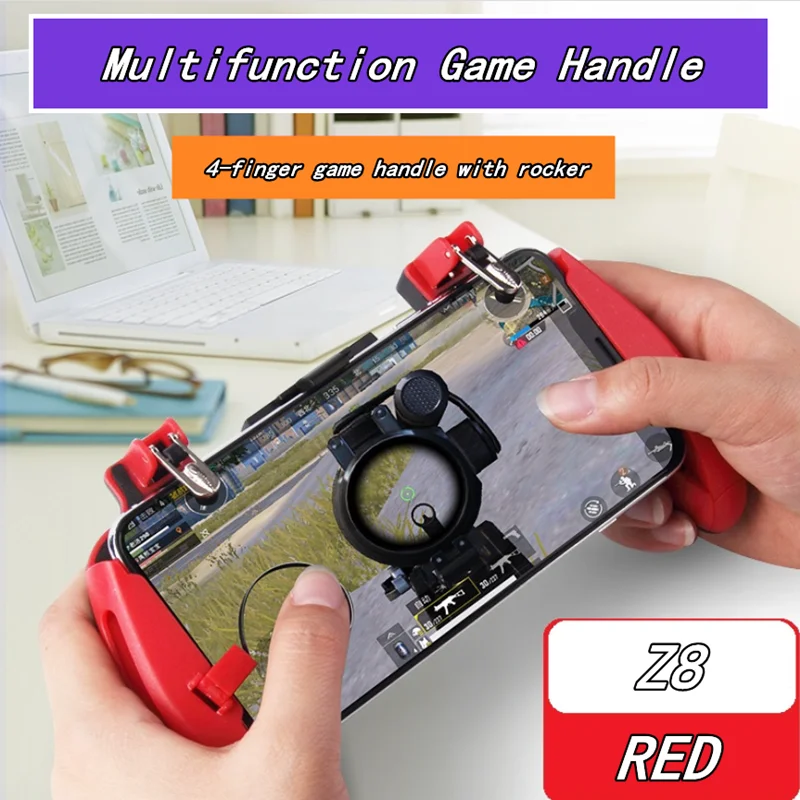 

Z8 ABS Mobile Gamepad Joystick for PUBG Aim Shooting Game Controller for Samsung Xiaomi IOS IPhone Cell Phone Gaming Accessories
