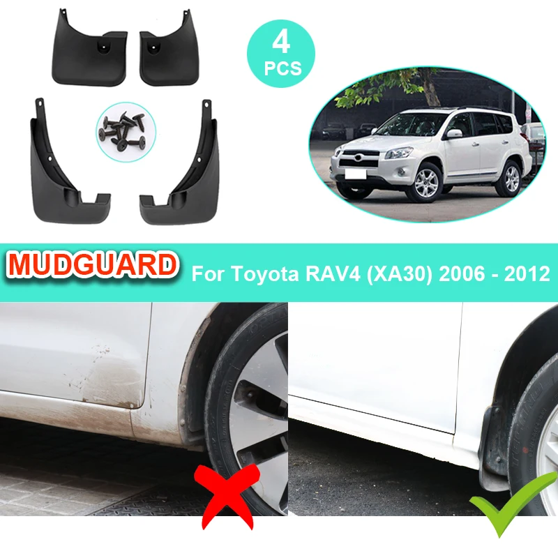 

Брызговики для Toyota RAV4 (XA30) 2006-2012, брызговики от грязи