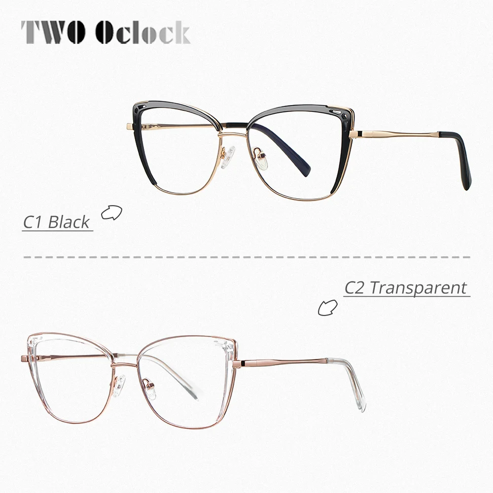 Женские оправы для очков без от близорукости цвет синий 2025