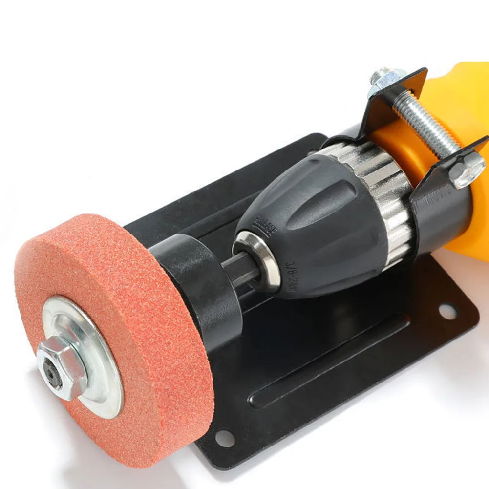 

Hand Electric Drill to Grinder Machine Kits Sander Conversion Head Grindstone Polishing Grinding Wheel Metal Knife Polish Tool