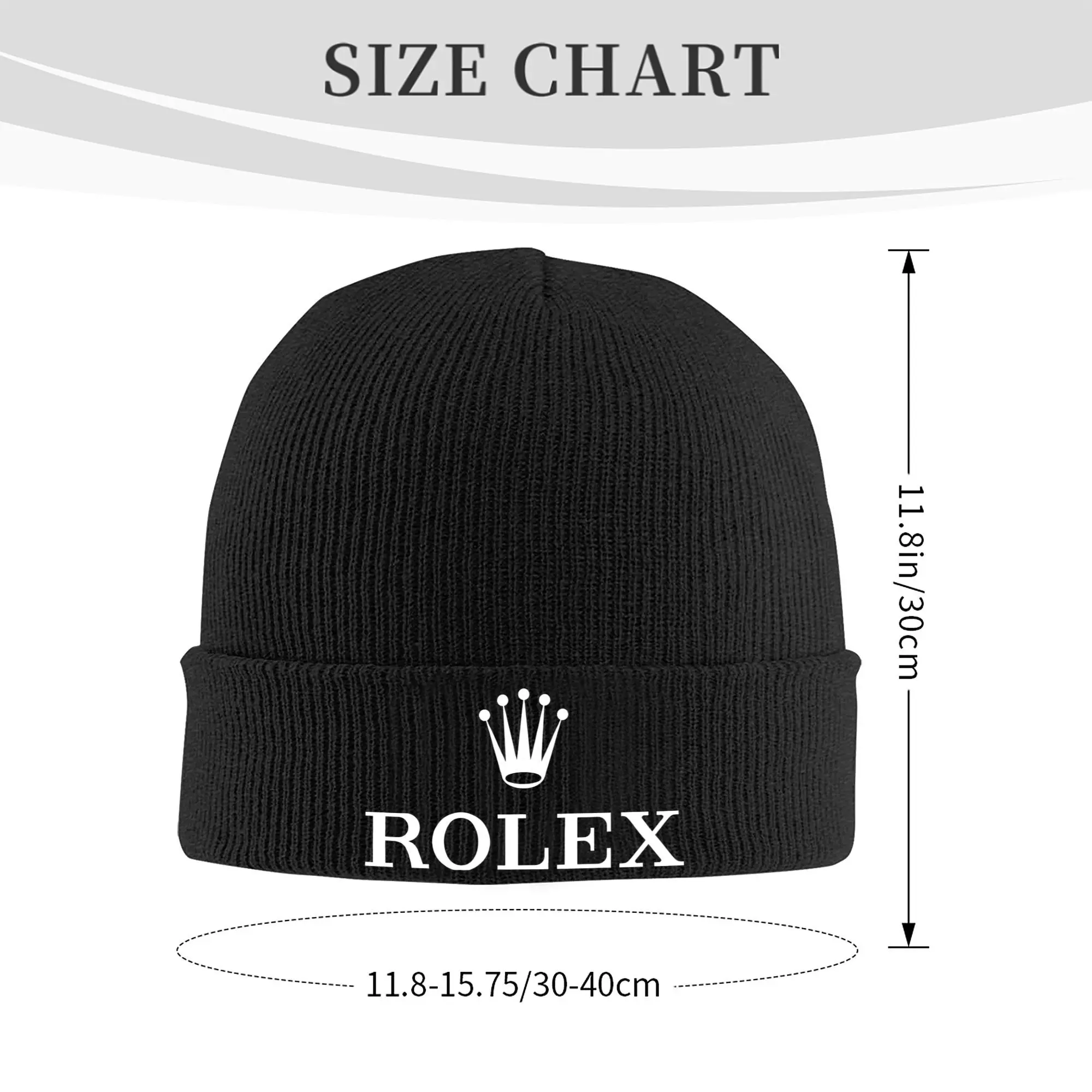 Женская и мужская вязаная шапка r-rolexs Merch Winter с черепом шапочки Skullies
