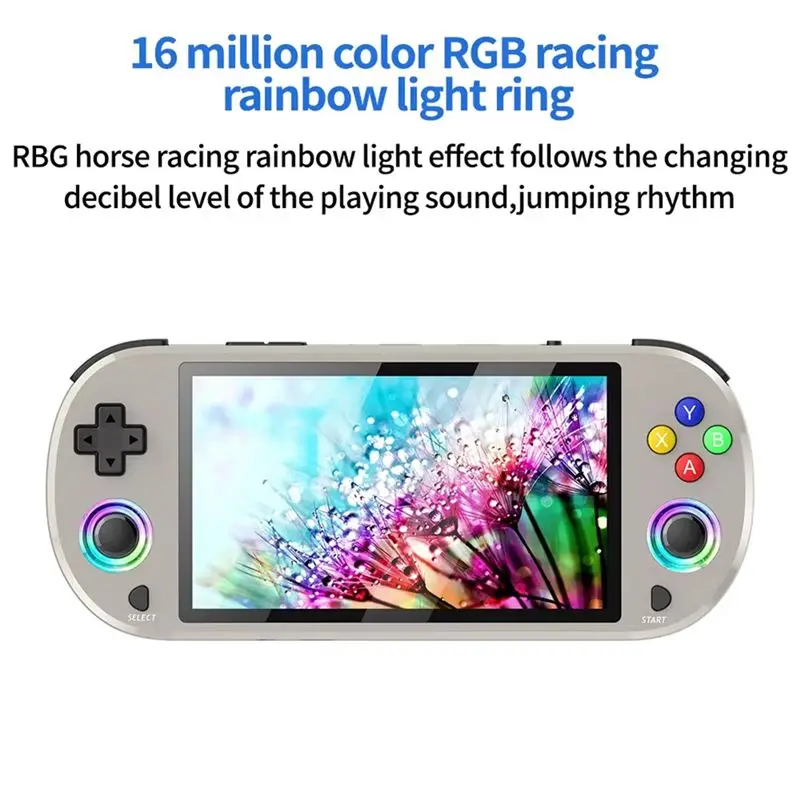Фото Игровая консоль M22 Pro Retro с 128 ГБ памяти, 5.0-дюймовым IPS-дисплеем, RGB LED-подсветкой, джойстиком, поддержкой LINUX/Emele №4