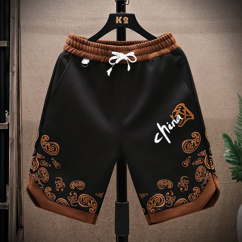 Шорты мужские летние для бега повседневные спортивные короткие штаны свободные