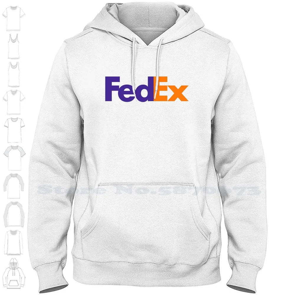 FedEx Logo Casual Clothing Sweatshirt Printed Logo Graphic Hoodie