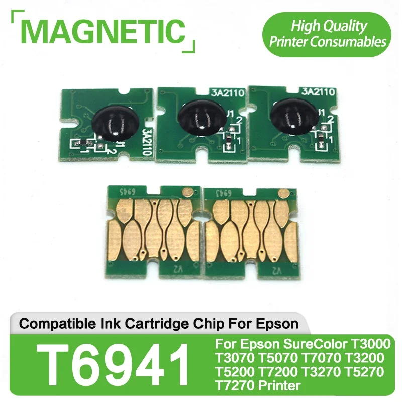 

NEW T6941-T6945 T6941 Cartridge Chip For Epson SureColor T3000 T3070 T5070 T7070 T3200 T5200 T7200 T3270 T5270 T7270 Printer