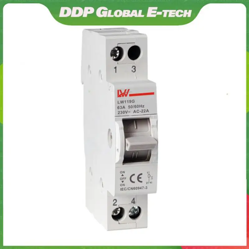 

Sf219g Transfer Isolating Switch Rail Mounted 63a Circuit Breaker Rail Type Dual Power Conversion Disconnector Switch 1/2/3/4p