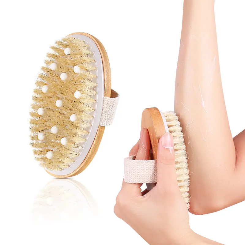 

Massage Soft Wet Brush Travel Shower Brush Bathing Exfoliating Wet Bath Home Dry Dry Skin Body Bristle Back Natural Brush