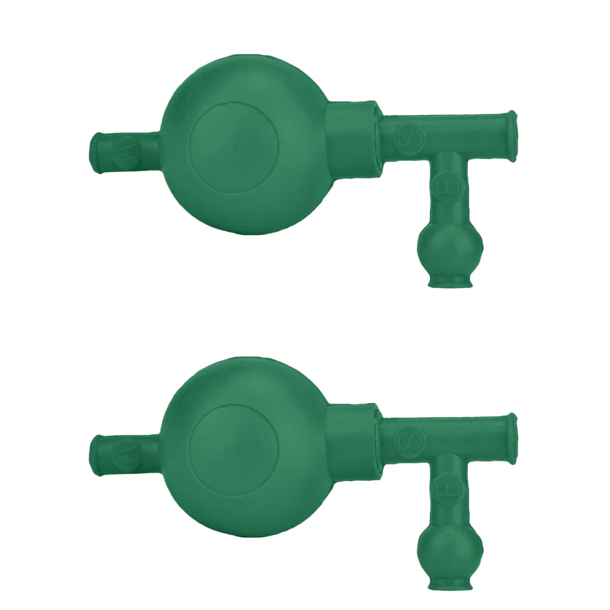

2 PCS Quantitative Suction Ball 3 Valves Filler Pipette Bulb Stuffing Rubber