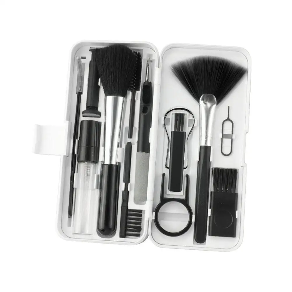 

18 in 1 Computer Keyboard Cleaner Brush Kit Phone Earphone Puller Keycap Cleaning Cleaner Computer Tablet Camera Tools Scre M8T0
