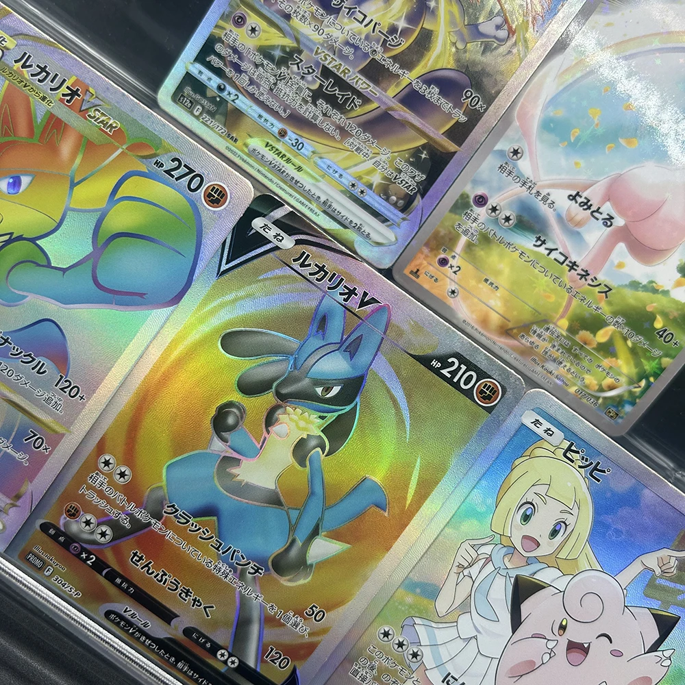 Фото Коллекционная карта PTCG «сделай сам», Mewtwo Vstar 221/172, Charizard Vstar 212/172 Sar, набор Vstar Universe, японская фольгированная карта, подарки для детей №5
