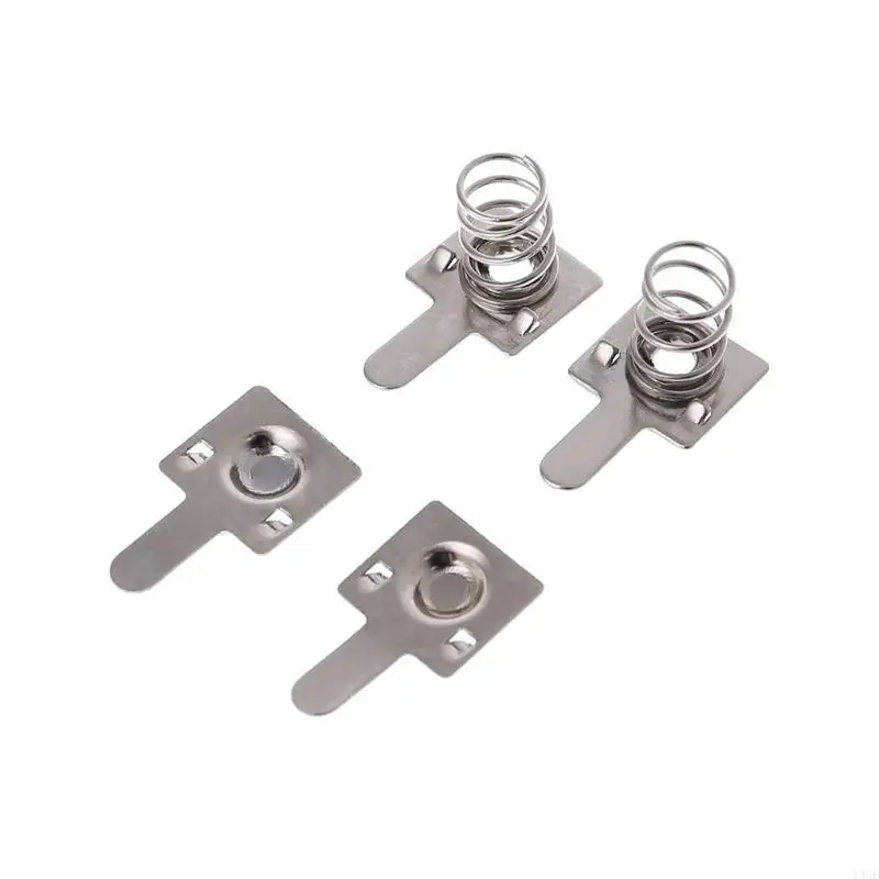 Фото Y4UE 100 PCS Аккумуляторная шрапнельная металлическая аккумуляторная пружинная пластина с положительным до отрицательного №1