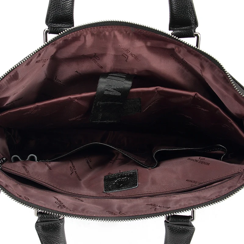 Fashion Luxury High Quality Designer Brand Handbags Business Genuine Leather Bag Men Briefcase Laptop Bags