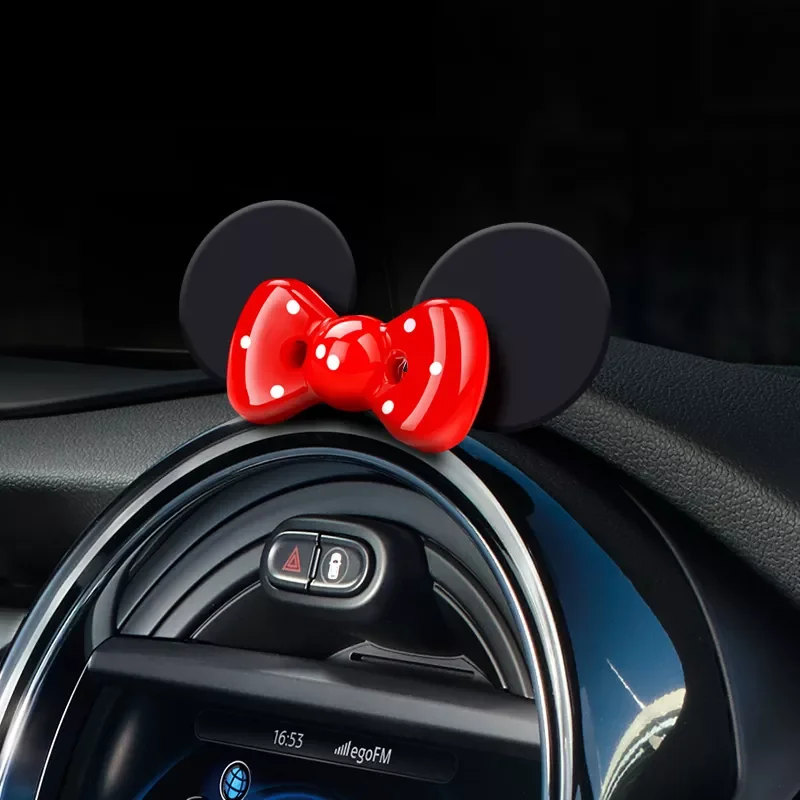 

Steering Wheel Cute Bow-knot Styling Steering Wheel Decoration Car Accessories for MINI COOPERS ONE R56 F54 F55 F56 F60 R60