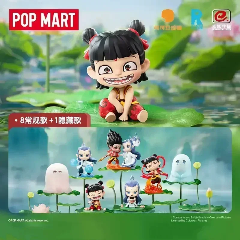 Фото POP MART NeZha 2 Born Bonds Series слепая коробка Mystery Box Guess Bag игрушки кукла милый настольный орнамент коллекция аниме фигурка №2