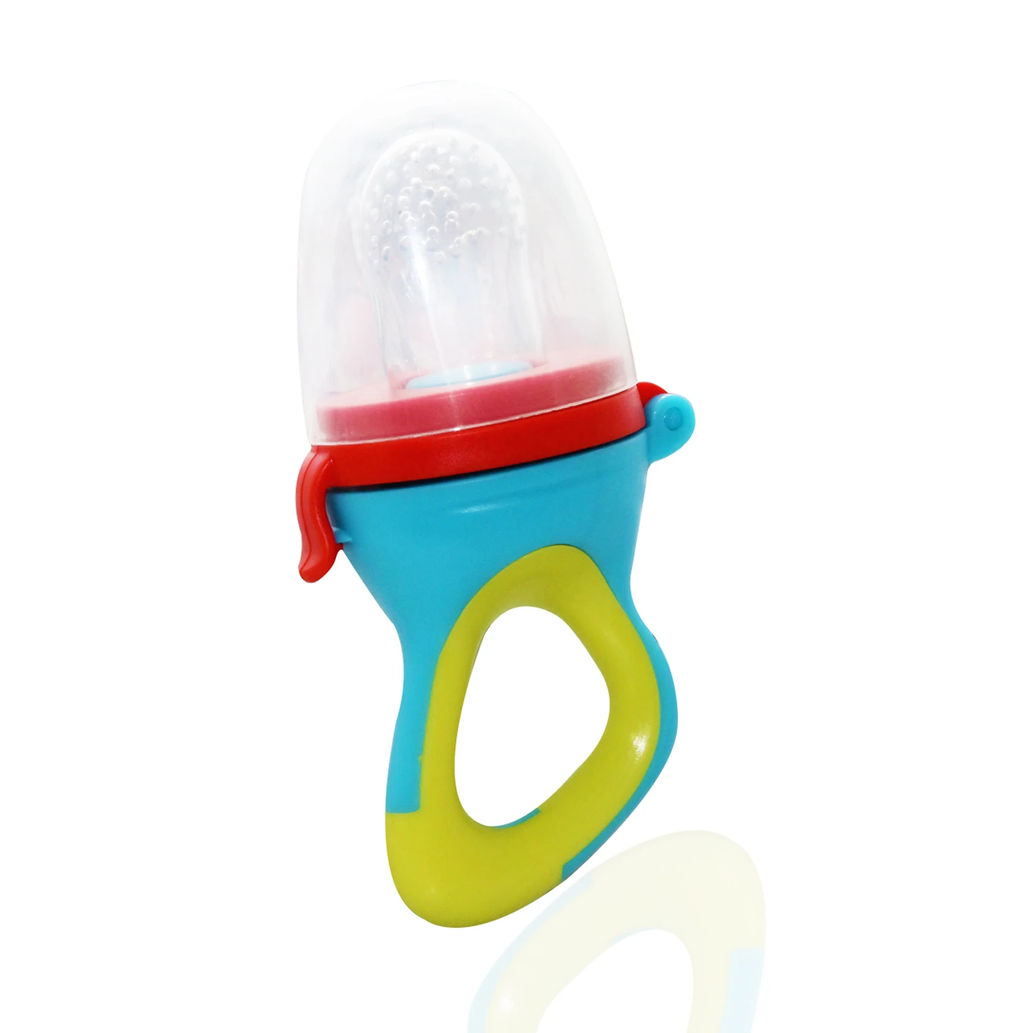 Green color silicone tip fruit & vegetable pacifier