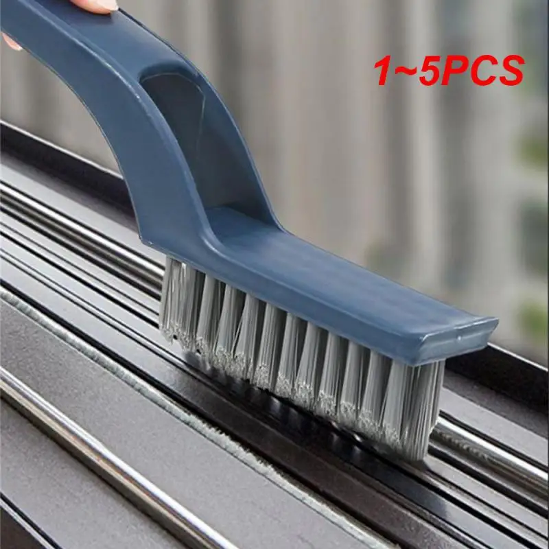 

1~5PCS Bathroom Gap Cleaning Brush Gap Brush Chuck Small Clip Hair Window Cleaner Brush Kitchen Multifunctional Ground Seam