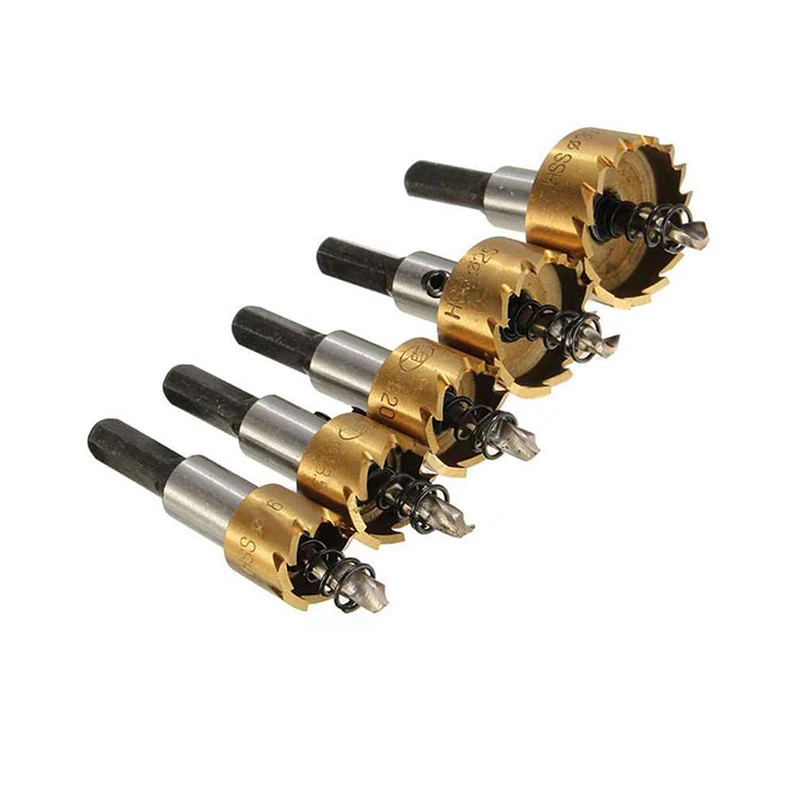 

Набор корончатых Сверл из быстрорежущей стали, 5 шт.