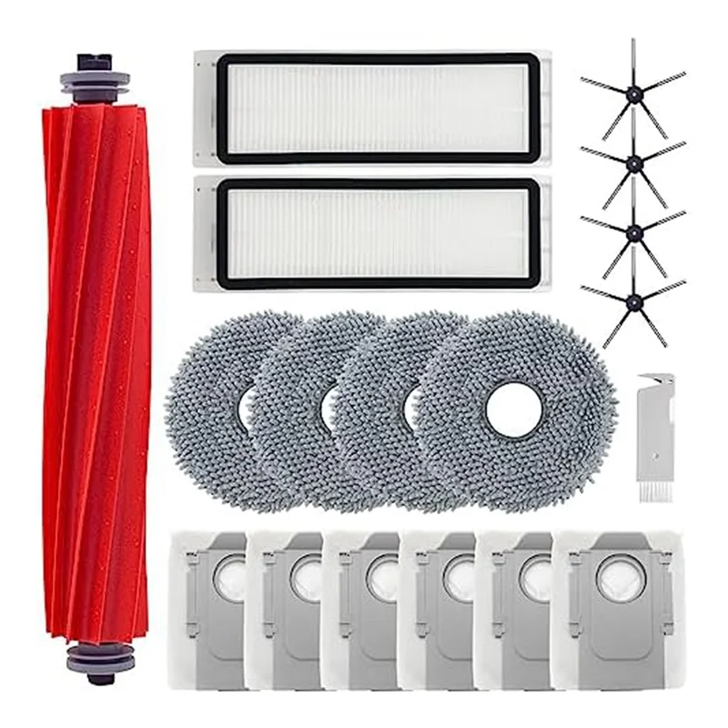 Набор аксессуаров для робота-пылесоса Roborock Q Revo накладки швабры основная боковая