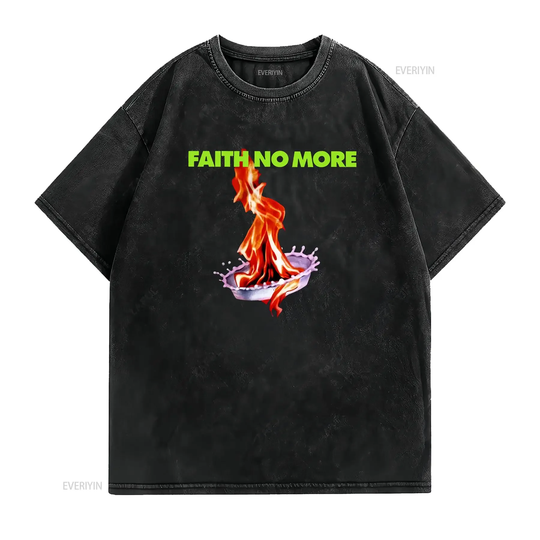 Фото Винтажная футболка The Real Thing Rock Band Faith No More с Майком Бордином и Билли Голдом, эффект потертости, удобная, для мужчин №2