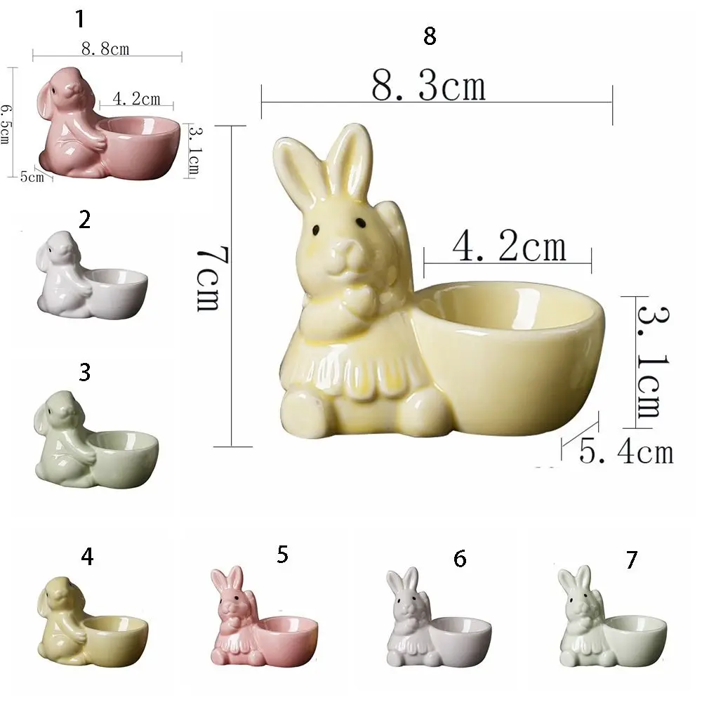Забавный милый кролик держатель для яиц мультяшный декоративный пасхальный