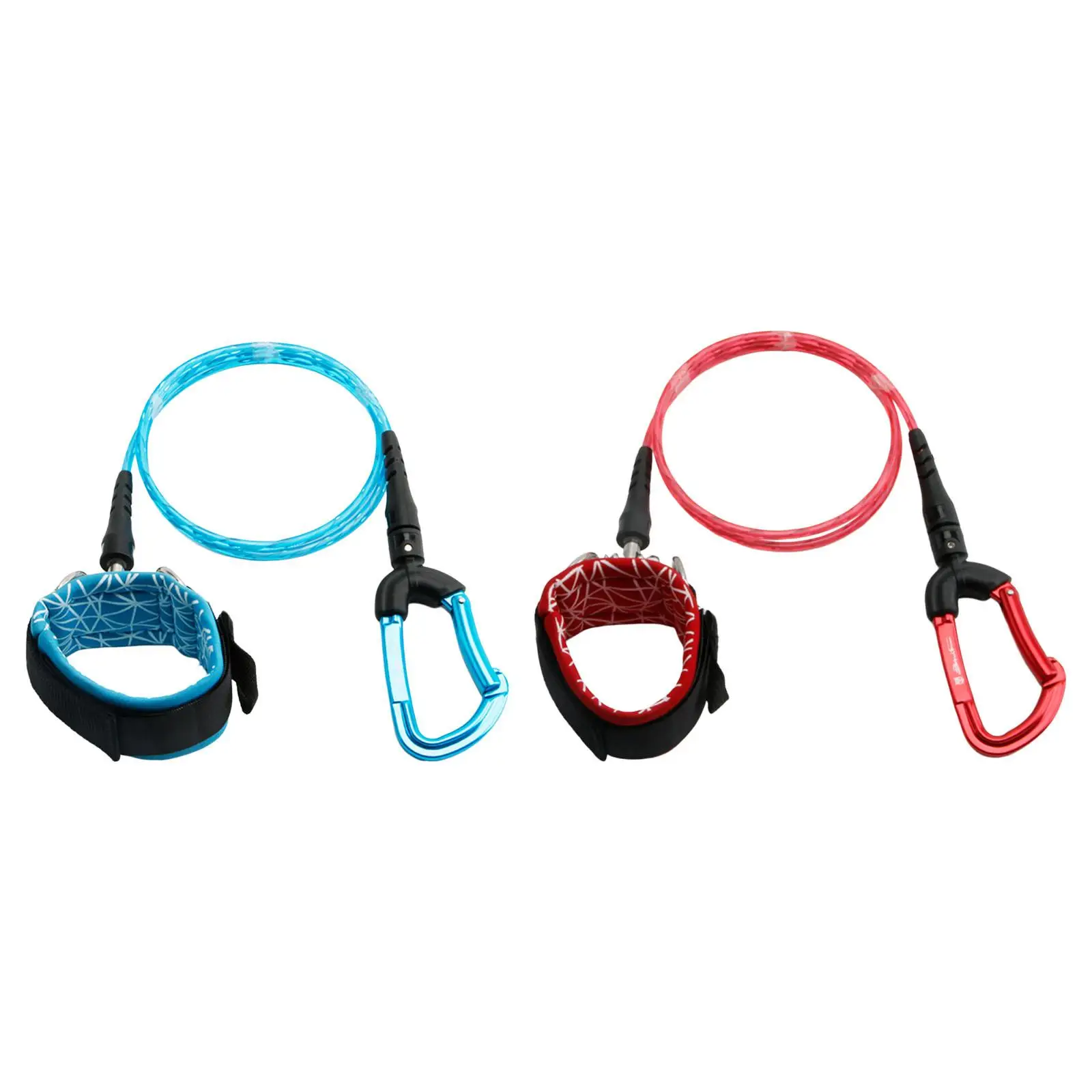 

Freediving Lanyard Breaking Force 24kN with Adjustable Scuba Diving Rope Dive Wristband for Underwater Sports