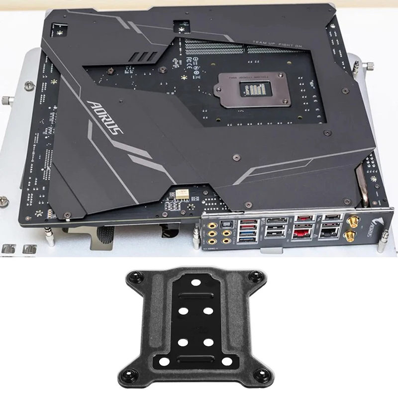 

75 X 75mm CPU Metal Motherboard Backplate CPU Water Cooling Block Holder For 115X 1155 1156 1150