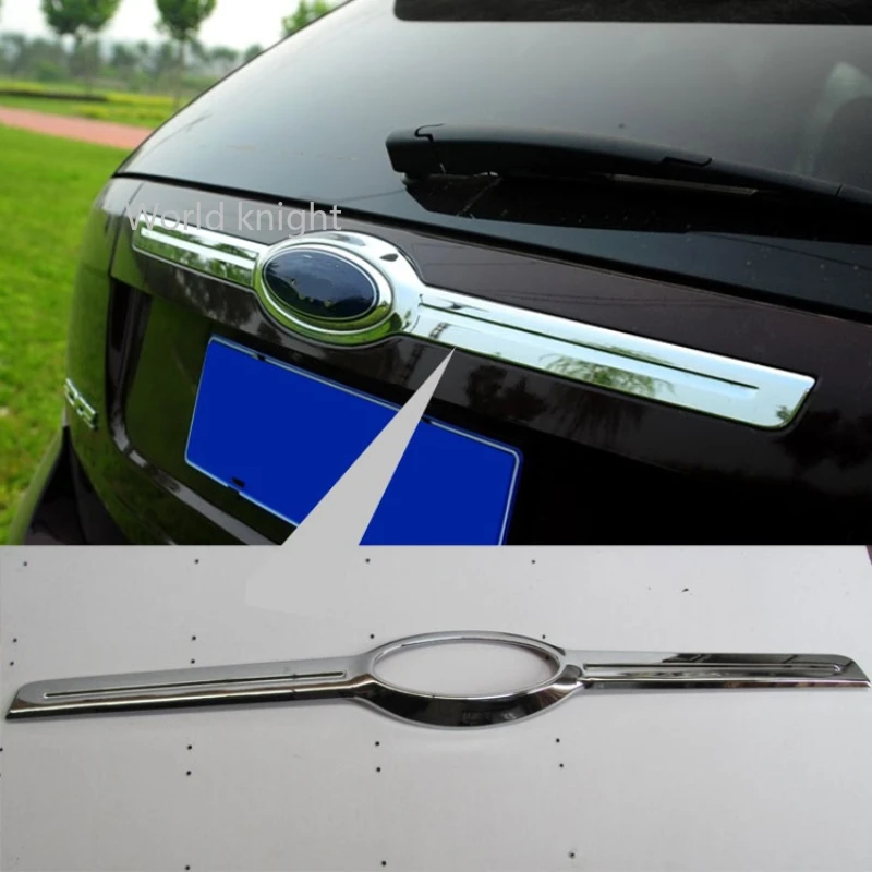 

Car Accessories Molding Rear Trunk Door Tailgate Chrome Pad Trim Sticker Cover Frame Decoration for Ford Edge 2009-2014
