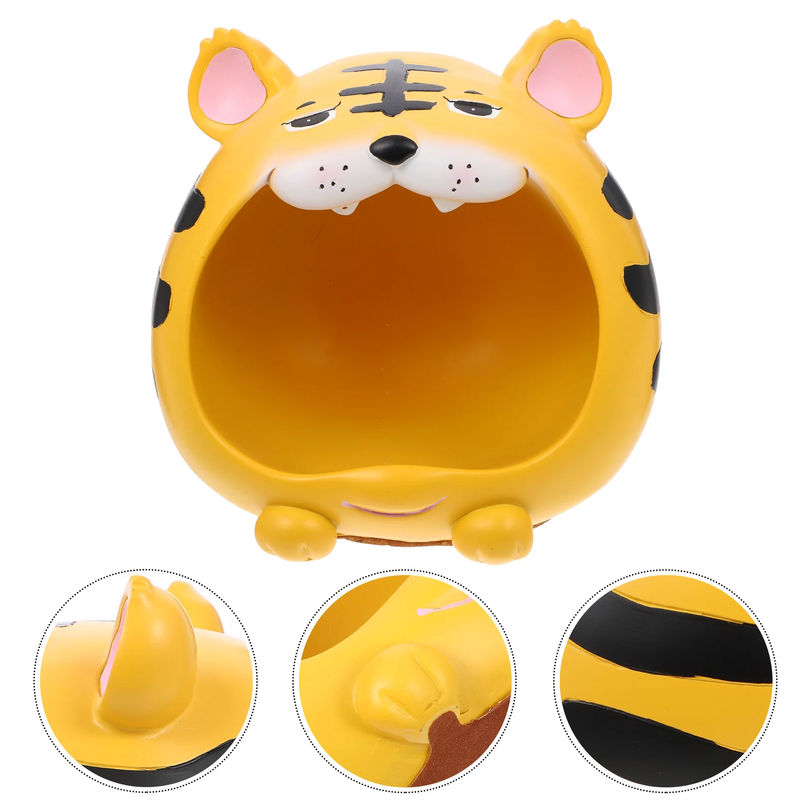 

Key Jewelry Storage Bowl Holder Cat Tray Dish Organizer Desktop Animal Display Luck Trinket Entry Snack Entryway Table Earring