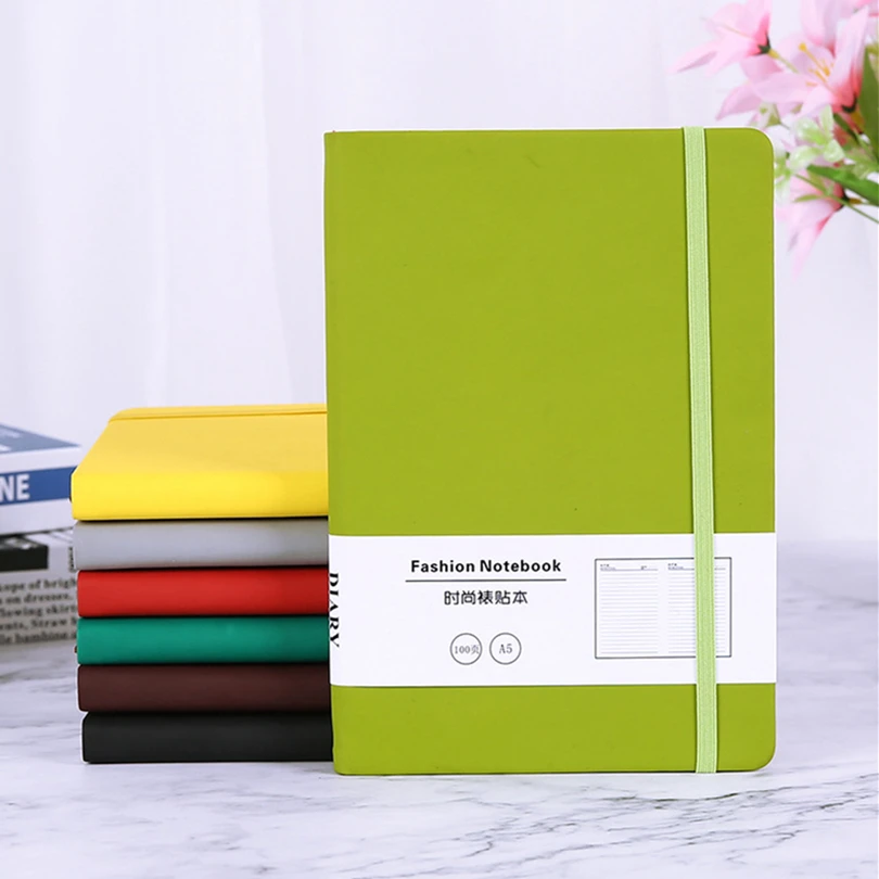 

LE 1Pcs Bandage Notebook Notepad Diary Journal Diario Agenda Planner Organizer Note Book Stationery Supplies Caderno Escolar