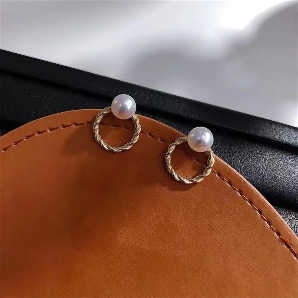 

Жемчужные серьги «сделай сам», аксессуары из стерлингового серебра 925 пробы, ювелирные изделия, серьги в форме кролика, женский пустой держатель, подходит для бусин 8-10 мм