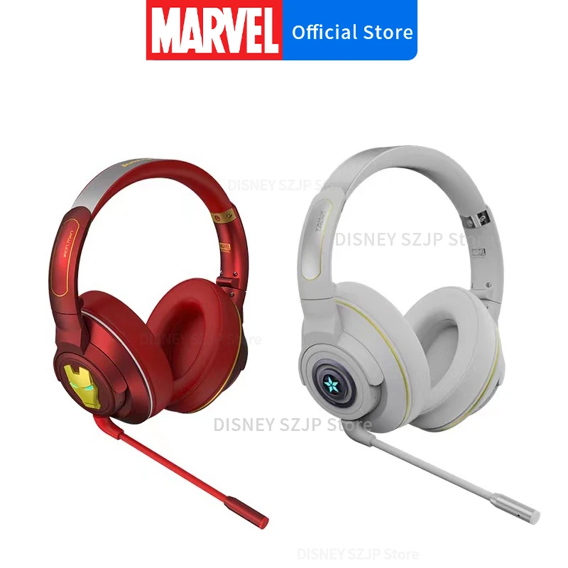 

New Disney Marvel BTMV20 Stereo Surround Sound Headset Foldable Gaming Sport Over The Ear Headphones TF Card Long Battery Life