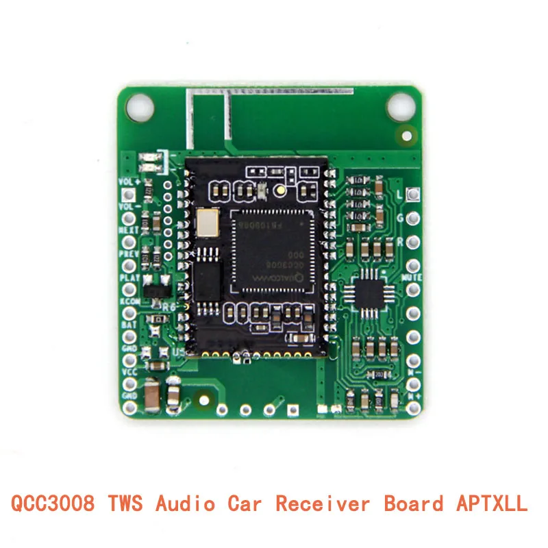 QCC3008 TWS Audio Car Bluetooth-Compatible Receiver Board APTXLL Lossless Music Hifi Bluetooth-Compatible 5.0 Receiver Board