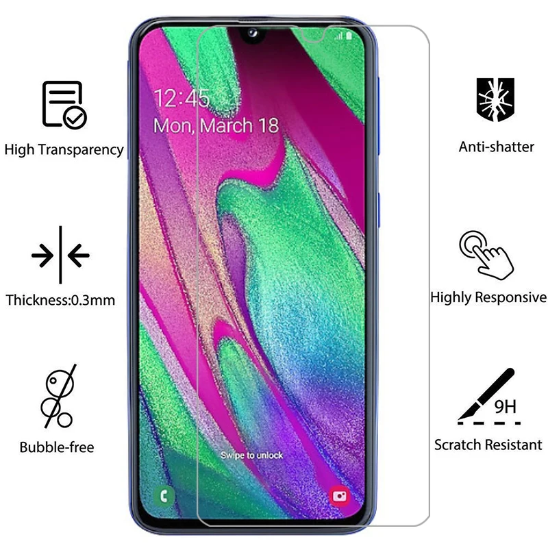 Защита экрана для samsung galaxy a40 защитное закаленное стекло на samsunga40 galaxya40 a 40 40a