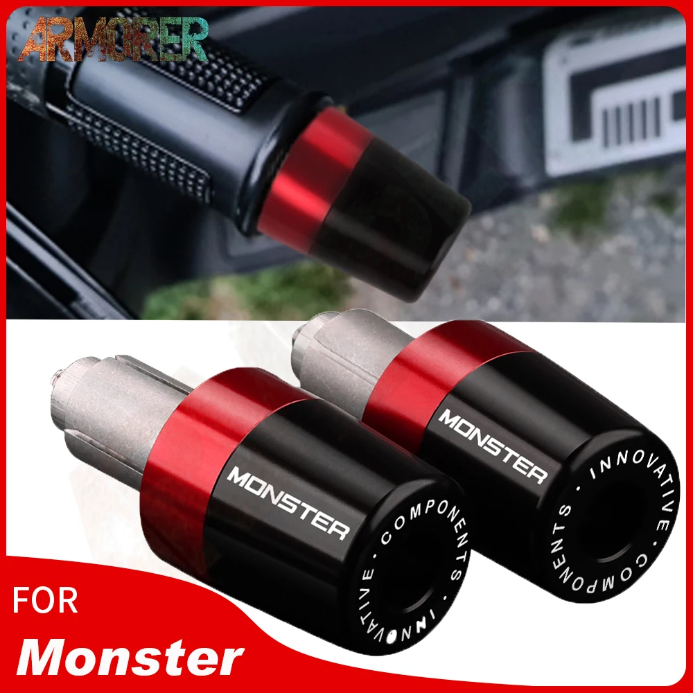 

Motorcycle Accessories For Ducati Monster 1200 1160 Monster 796 696 monster 821 Handlebar Grips Handle Bar Cap End Plugs