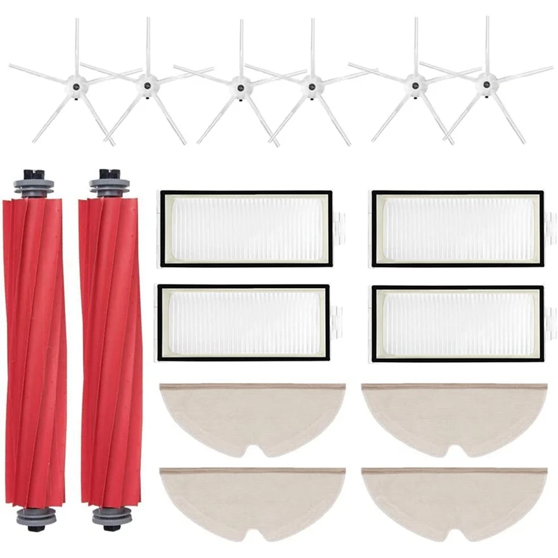 

Аксессуары для пылесоса Xiaomi Roborock Q7/Q7 MAX/Q7 MAX +, основная боковая щетка, фильтры НЕРА