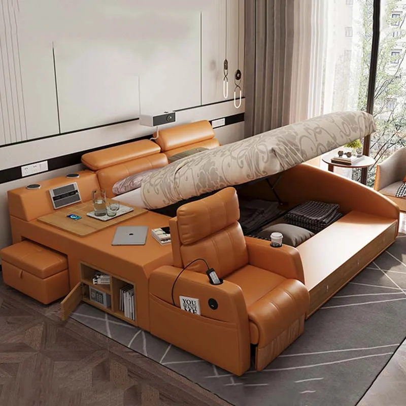 Массажер Usb в европейском стиле двойная кровать многофункциональная