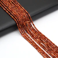 natural stone beads square shape small faceted crystal bead for trendy jewelry making diy bracelet necklace accessories