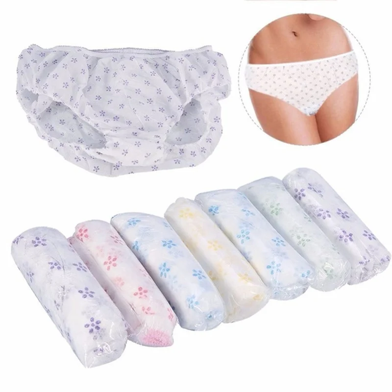 

7Pcs Cotton Maternity Pregnant Disposable Underwear Panties Postpartum Care Briefs Prenatal Postpartum Travel Underpants